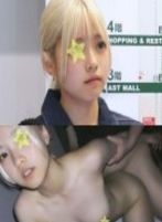 《金髪ギャル》【電車チカン】★意地で..